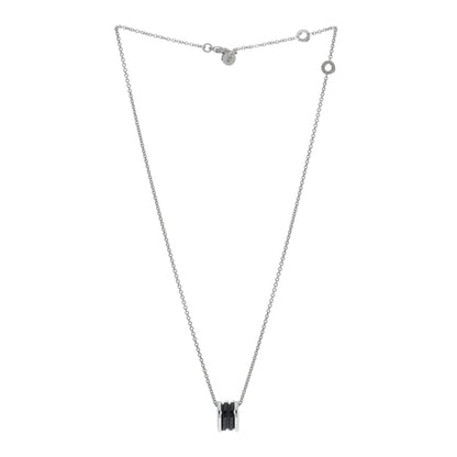 Bulgari Sterling Silver Ceramic Save The Children Pendant Necklace 3 of 4