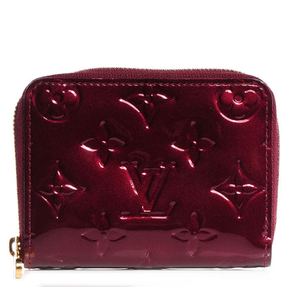 Louis Vuitton Vernis Zippy Coin Purse Wallet Rouge Fauviste 1 of 7