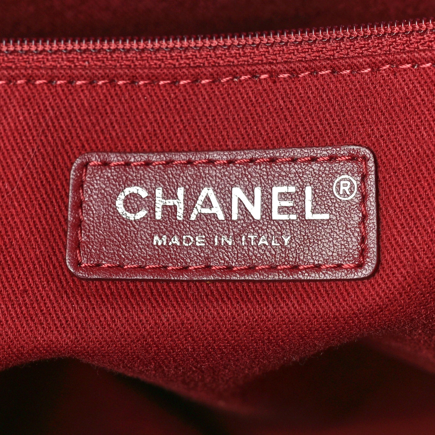 Canvas Small Deauville Tote Red