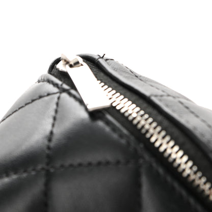 Chanel Lambskin Quilted Waist Belt Bag Black 12 of 14