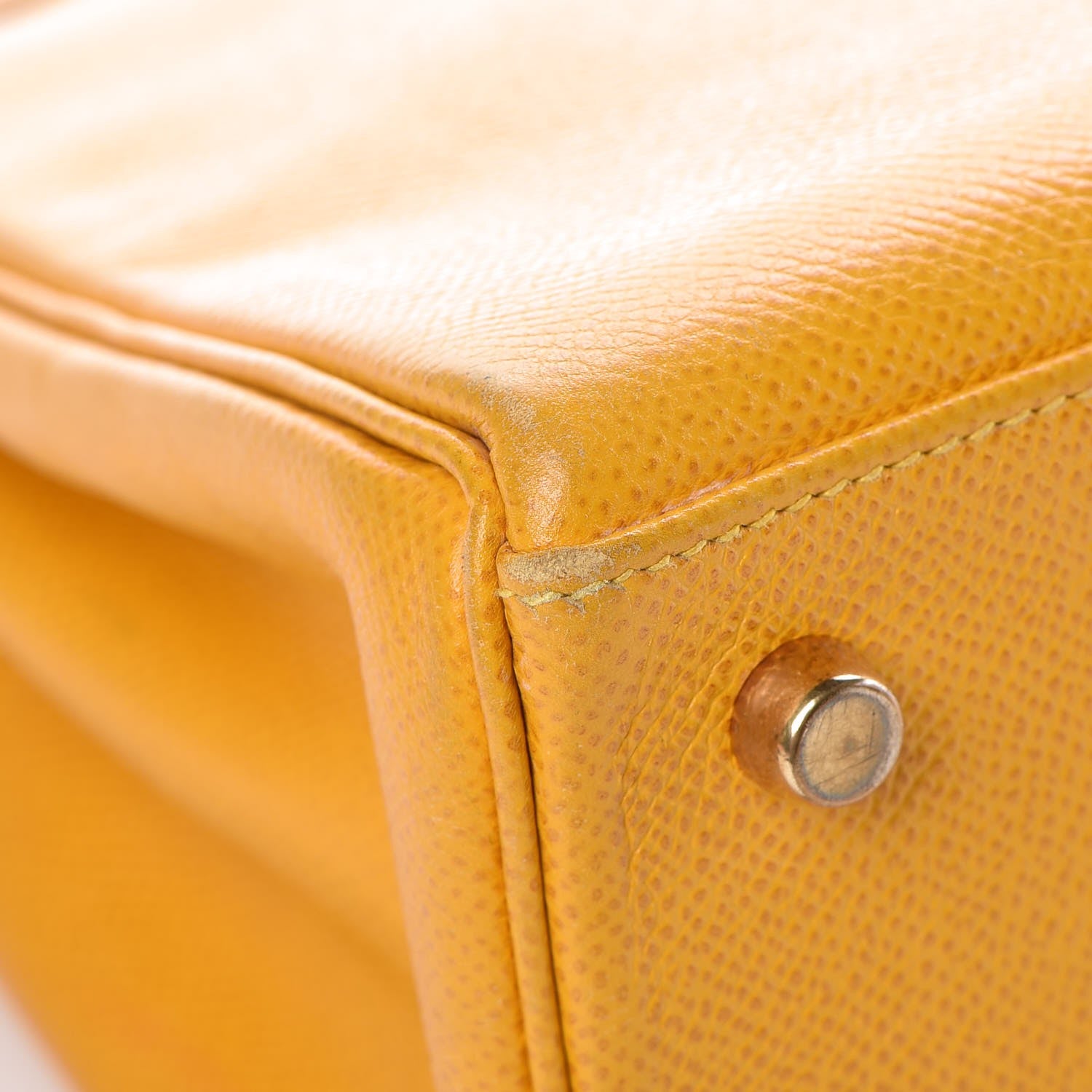 Hermes Epsom Retourne Kelly 28 Jaune 38 of 40