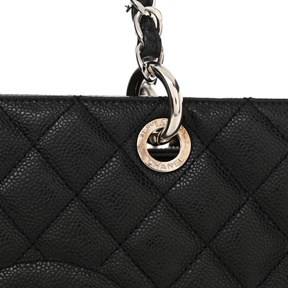 Chanel Caviar Quilted Grand Shopping Tote GST Black 11 of 15