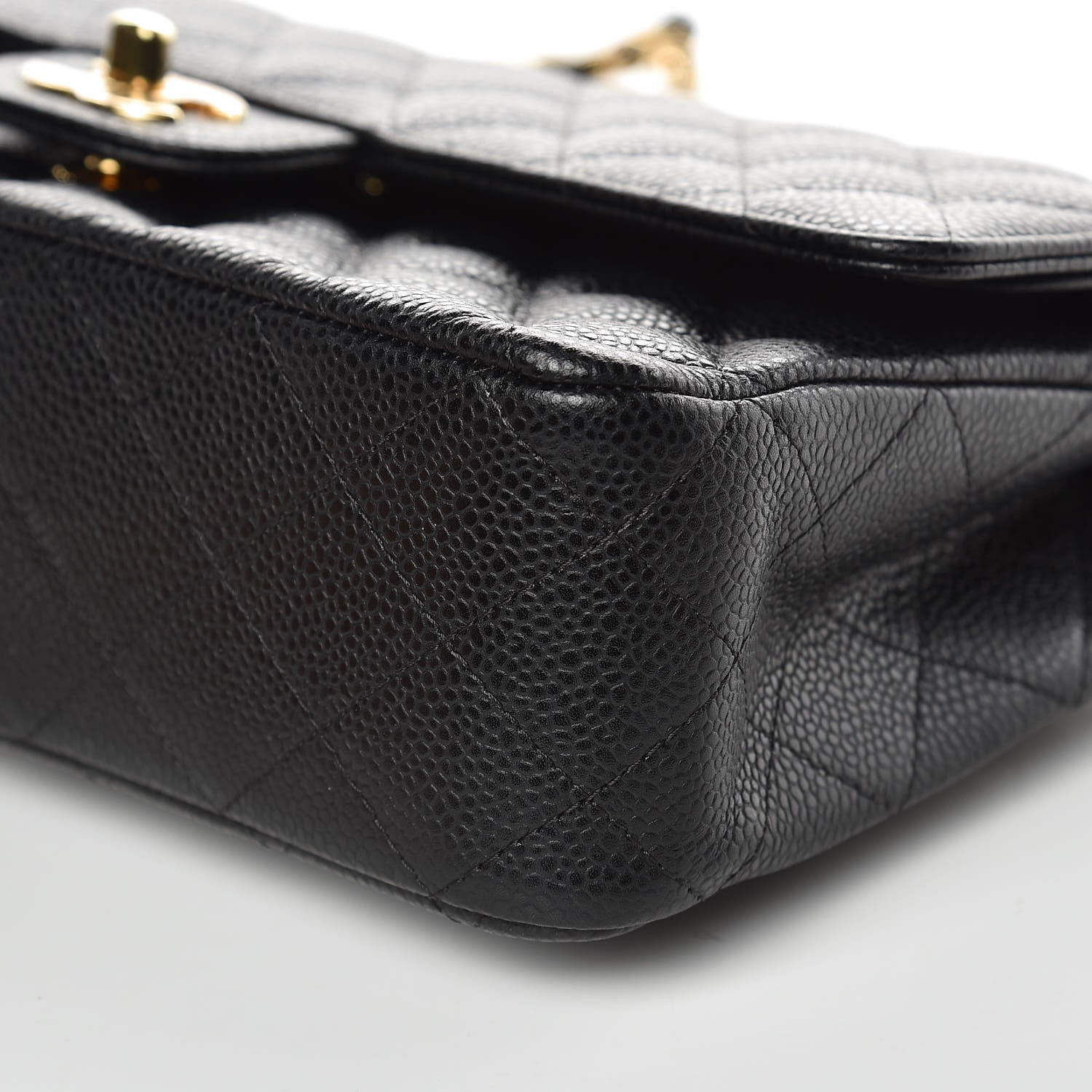 Chanel Caviar Quilted Medium Double Flap Black 9 of 10