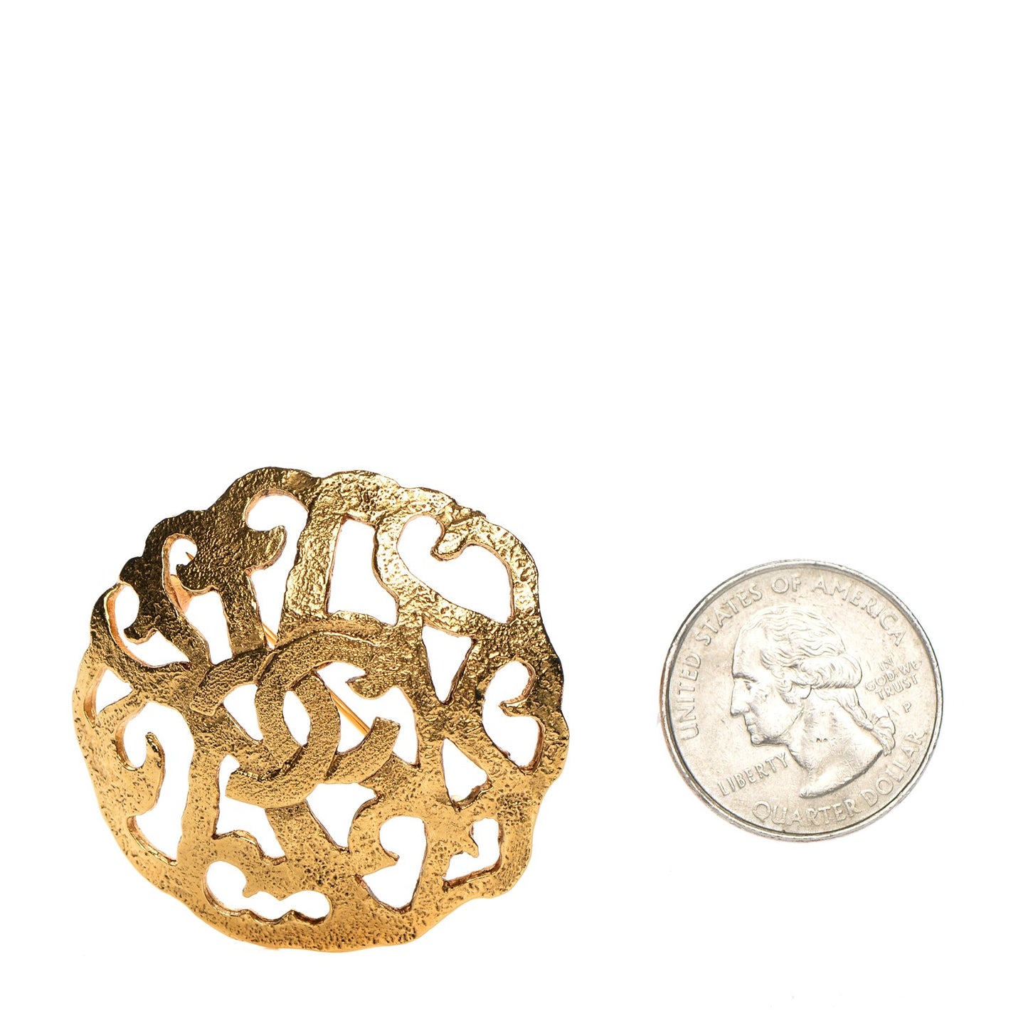 CC Brooch Gold