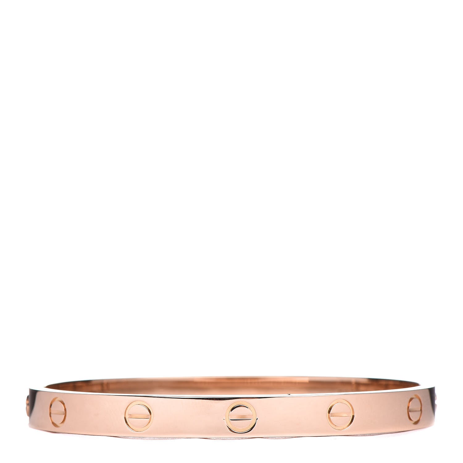 Cartier 18K Pink Gold LOVE Bracelet 17 3 of 6