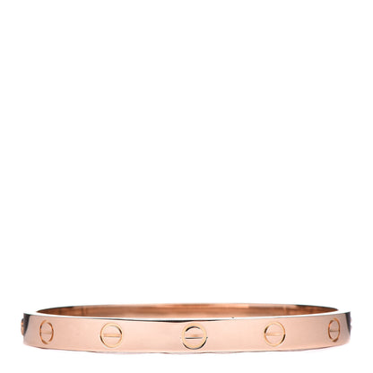 Cartier 18K Pink Gold LOVE Bracelet 17 3 of 6