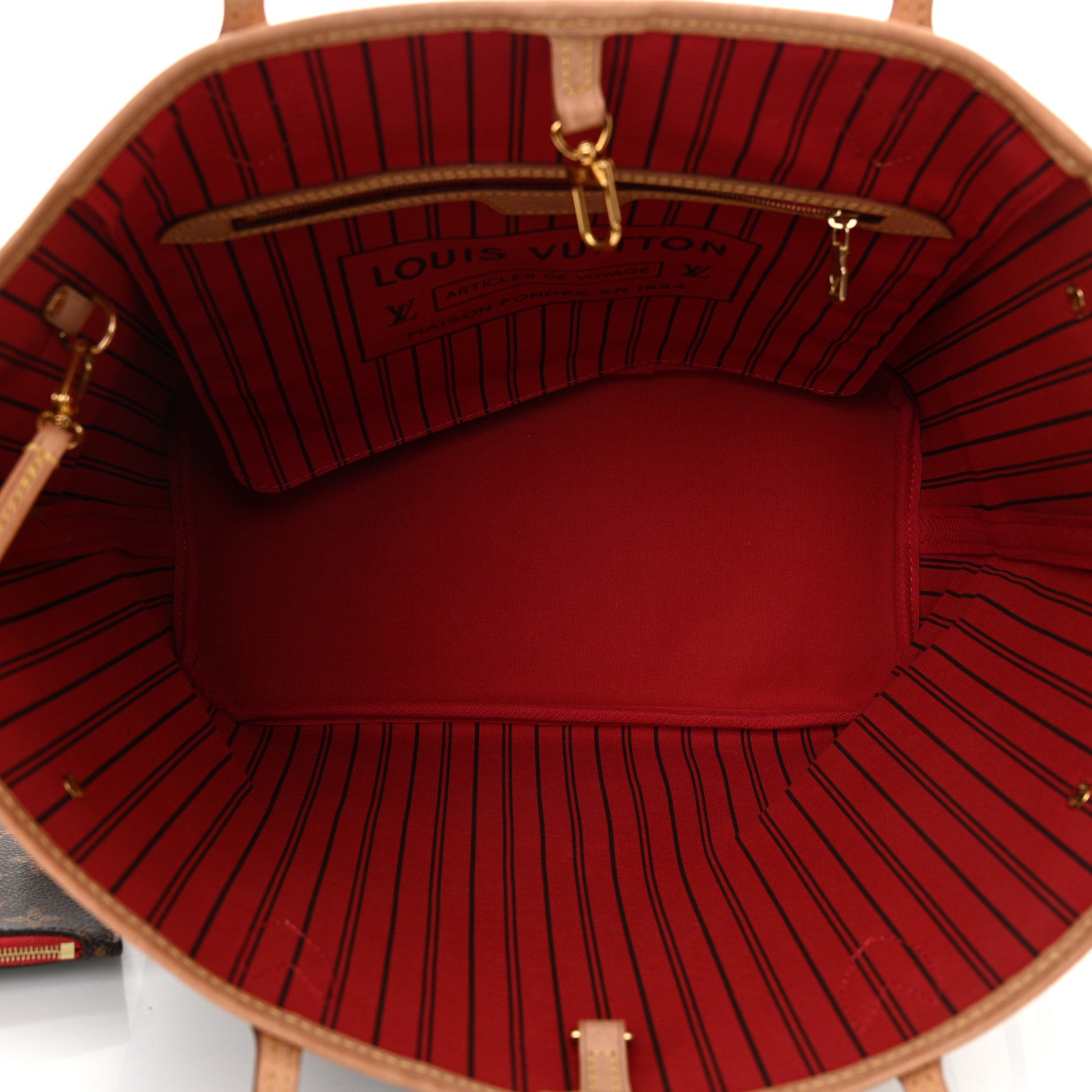 Louis Vuitton Monogram Neo Neverfull MM Cherry 7 of 11