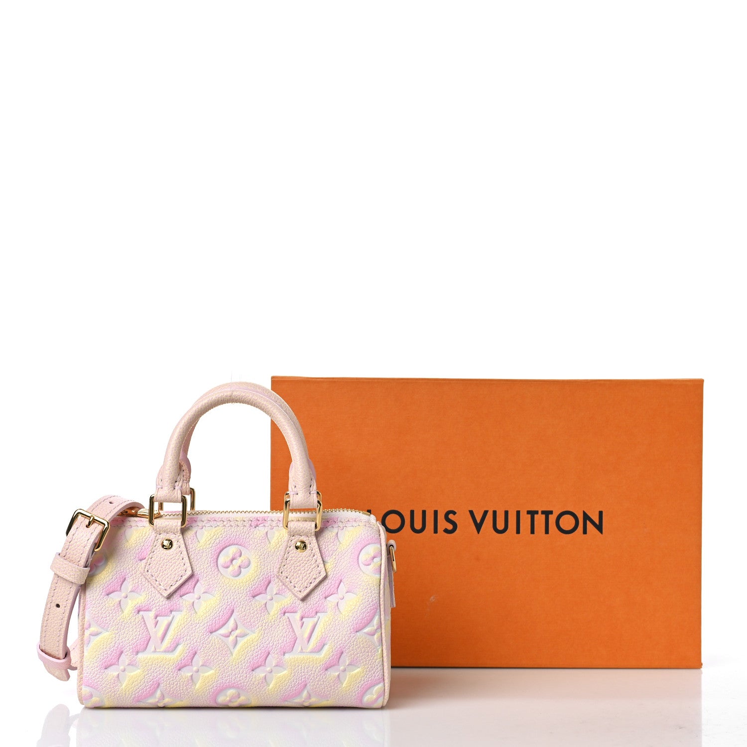 Louis Vuitton Empreinte Monogram Summer Stardust Nano Speedy Pink 10 of 10