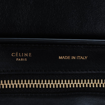 Celine Elephant Calfskin Small Tri-Color Trapeze Indigo 5 of 7