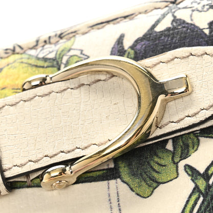 Gucci Calfskin Flora Nice Wallet White 9 of 10