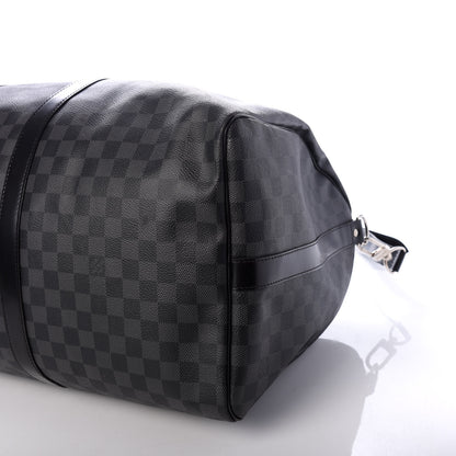 Louis Vuitton Damier Graphite Keepall Bandouliere 55 7 of 12