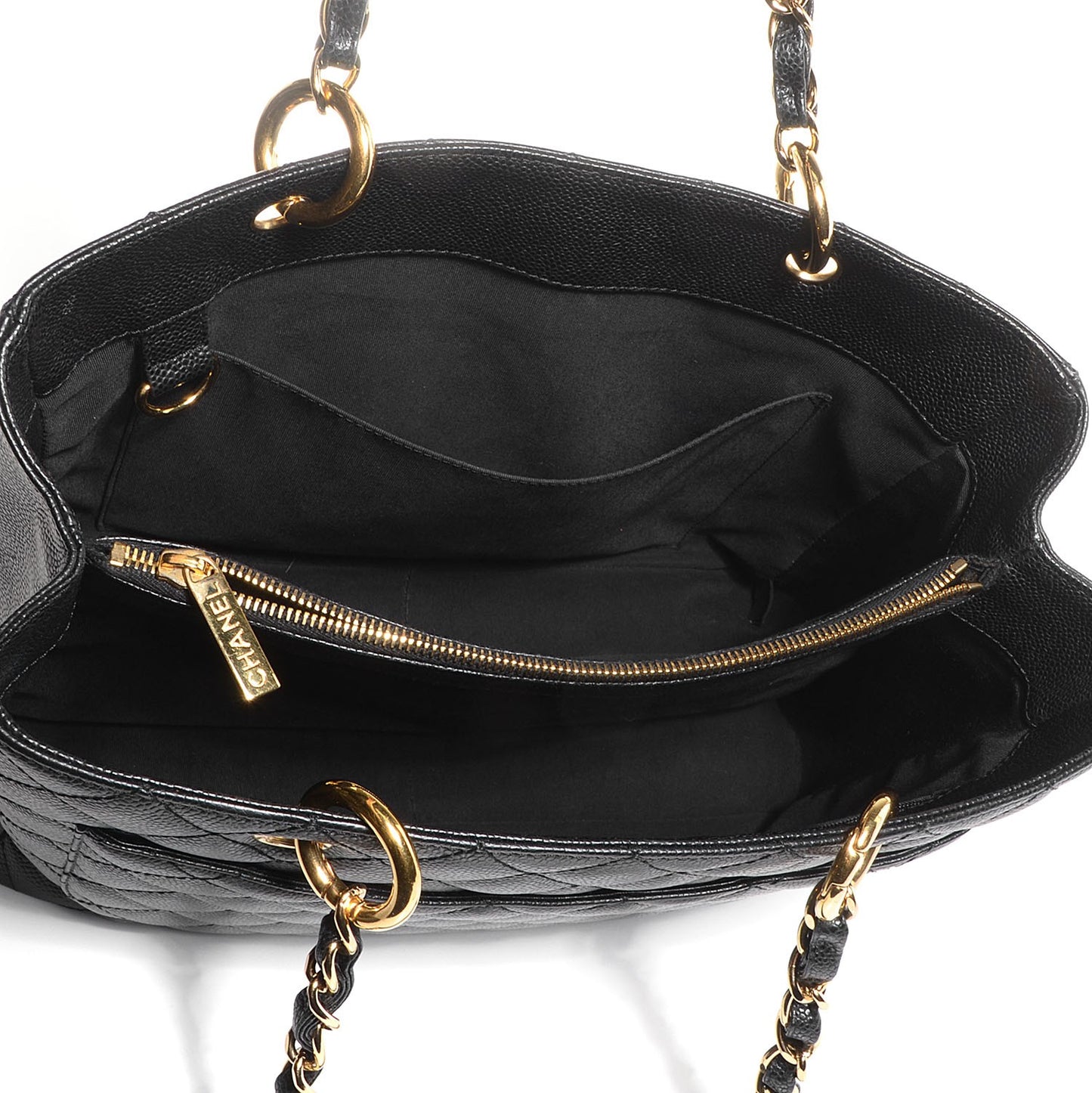 Caviar Grand Shopping Tote GST Black