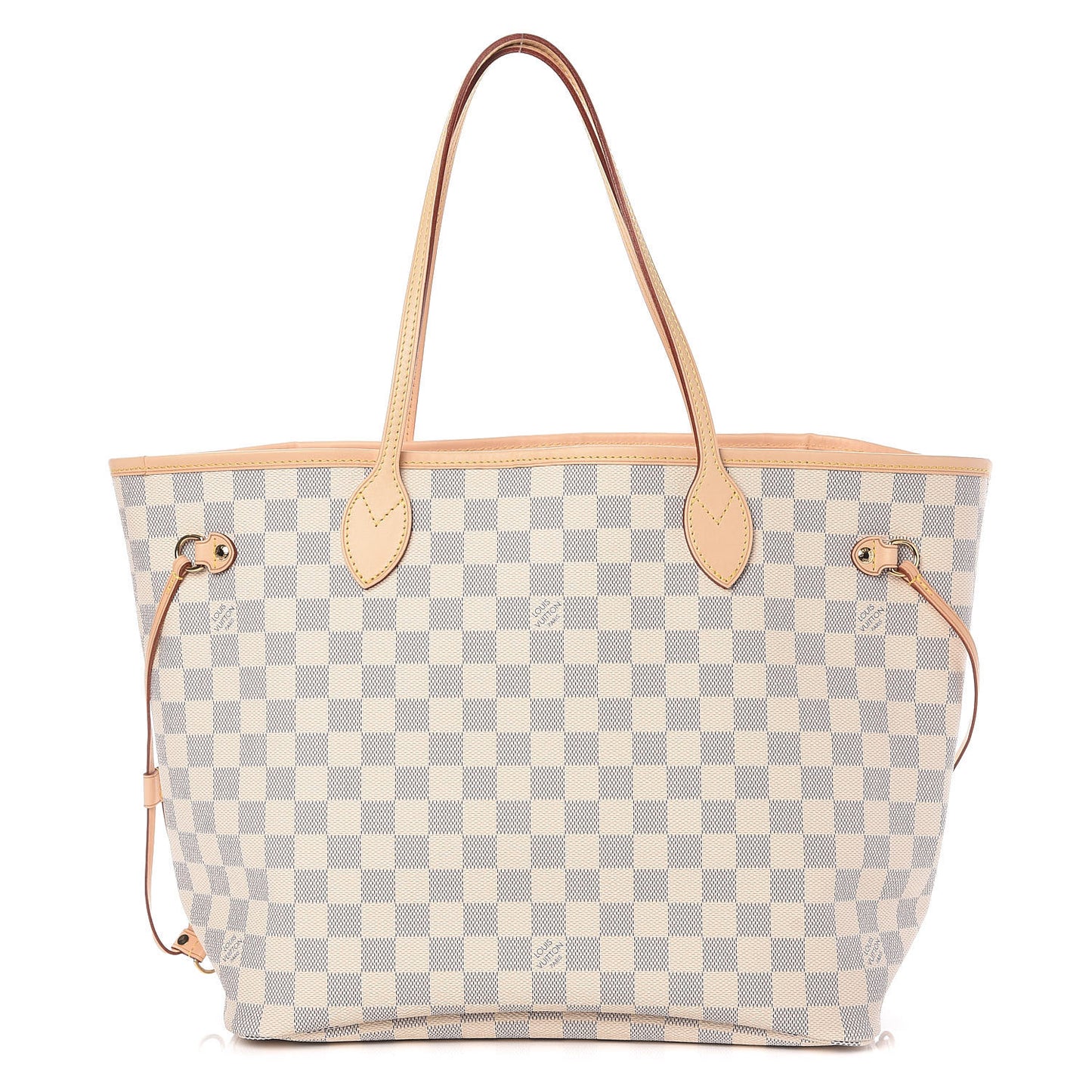 Damier Azur Neo Neverfull MM Rose Ballerine