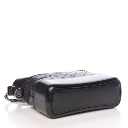 Chanel Aged Calfskin Quilted Medium Gabrielle Hobo Black 4 of 15