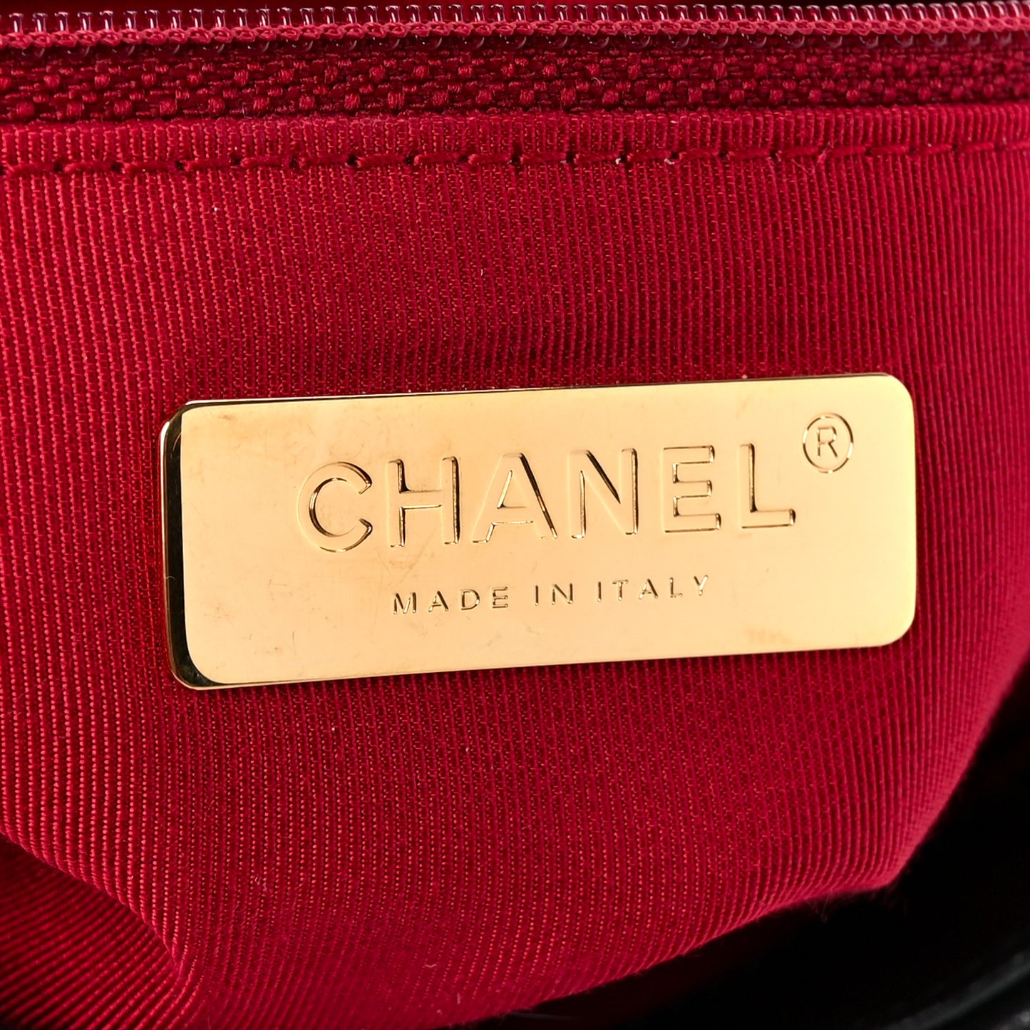 Goatskin Quilted Medium Chanel 19 Flap Black