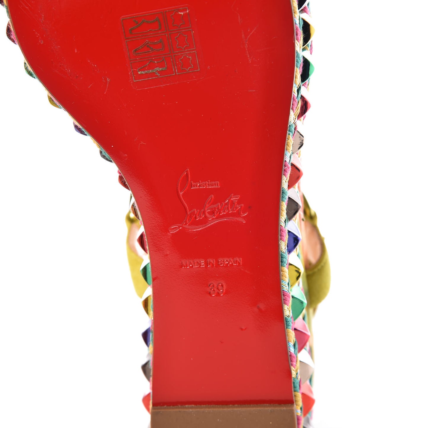 Suede Calfskin Cubana Cataclou 60 Platform Sandals 39 Multicolor