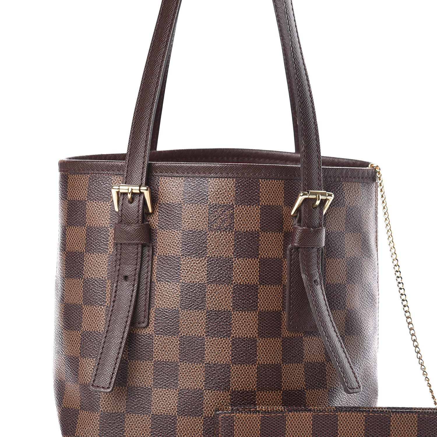 Louis Vuitton Damier Ebene Marais Bucket 23 6 of 10