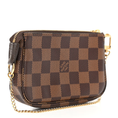 Louis Vuitton Damier Ebene Mini Pochette Accessories 3 of 7