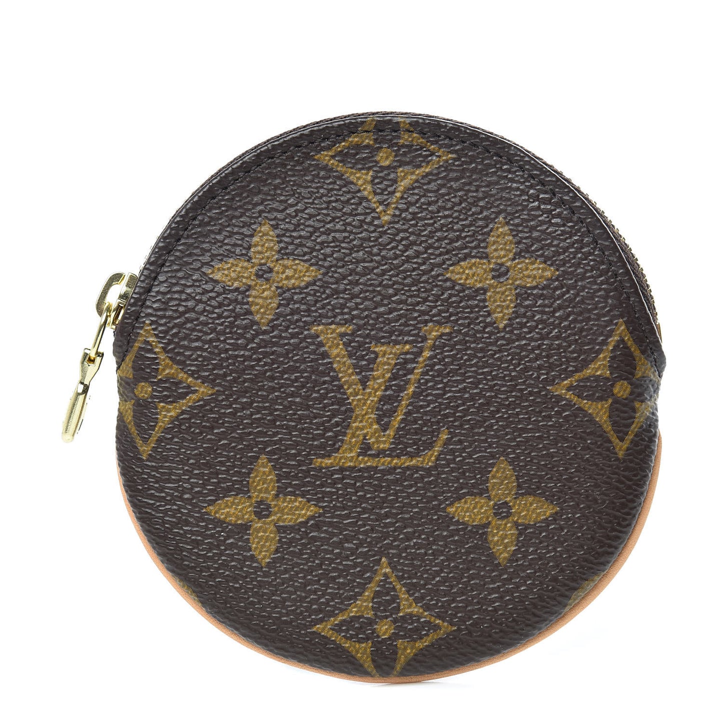 Monogram Round Coin Purse