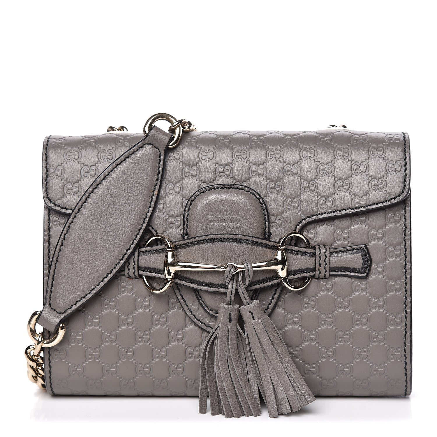 Gucci Soft Microguccissima Mini Emily Chain Shoulder Bag Loess 1 of 9