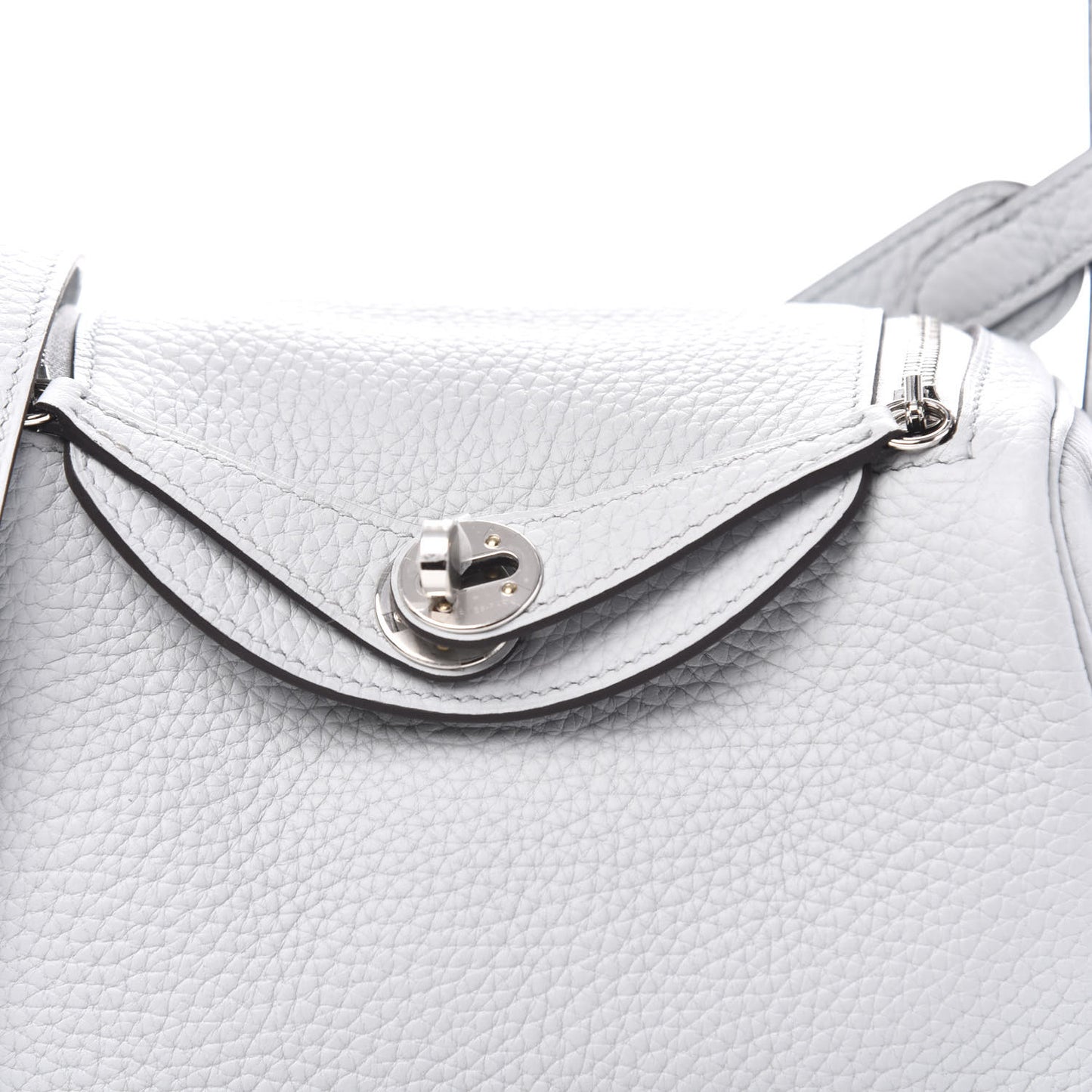 Taurillon Clemence Mini Lindy 20 Bleu Pale