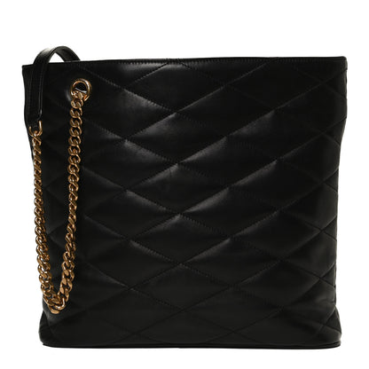 Saint Laurent Lambskin Quilted Lolita Bucket Bag Black 1 of 11