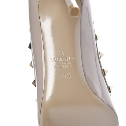 Valentino Garavani Patent Rockstud 85mm Pumps 36.5 Poudre 8 of 9