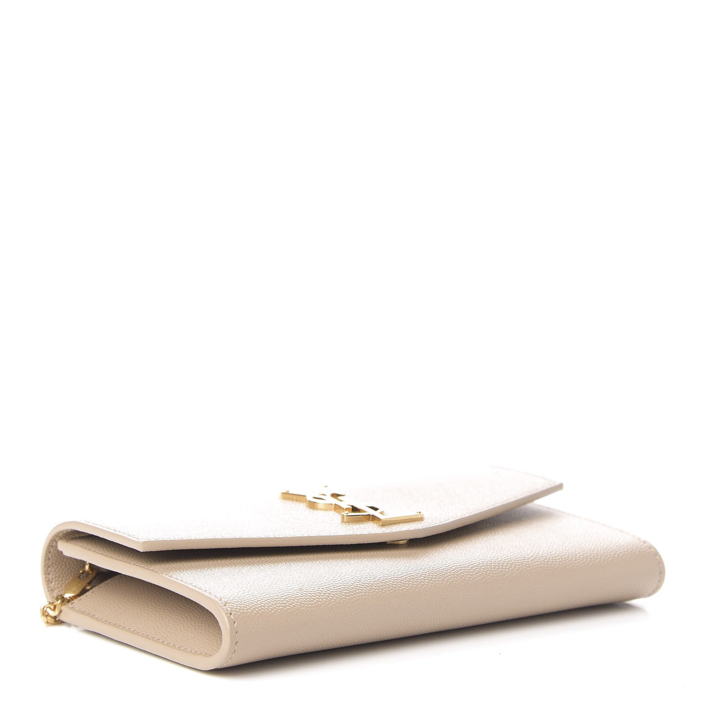 Grain De Poudre Monogram Uptown Chain Wallet Dark Latte