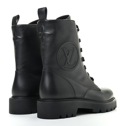Louis Vuitton Calfskin Territory Ranger Boots 39 Black 4 of 8