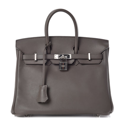 Hermes Swift Birkin 25 Etain 1 of 40