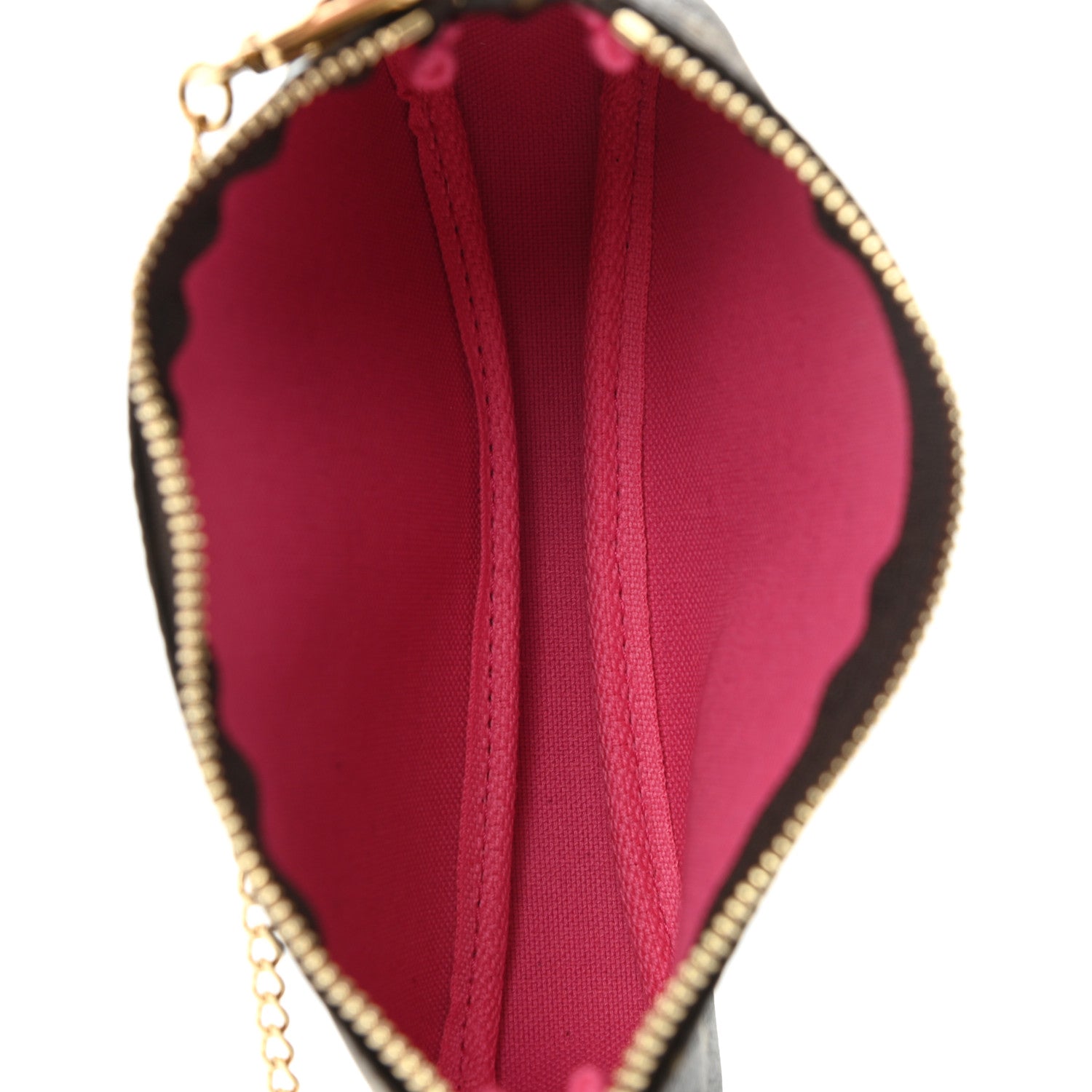 Louis Vuitton Monogram 2022 Christmas Animation Seoul Mini Pochette Accessories Fuchsia 5 of 9