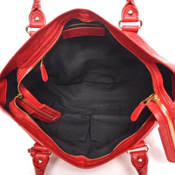 Agneau Giant 12 Gold Hardware City Rouge Cardinal