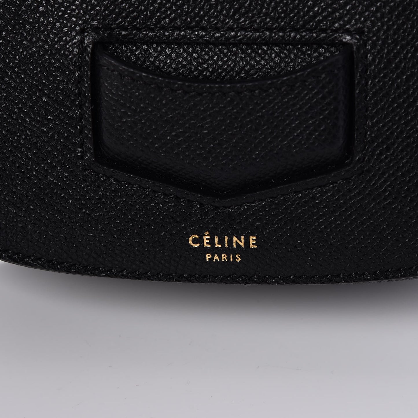 Grained Calfskin Small Trotteur Black