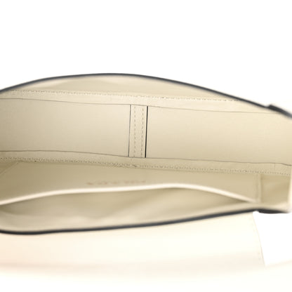 Prada Spazzolato Flap Shoulder Bag White 5 of 11