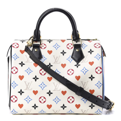 Louis Vuitton Game On Speedy Bandouliere 25 White 1 of 10