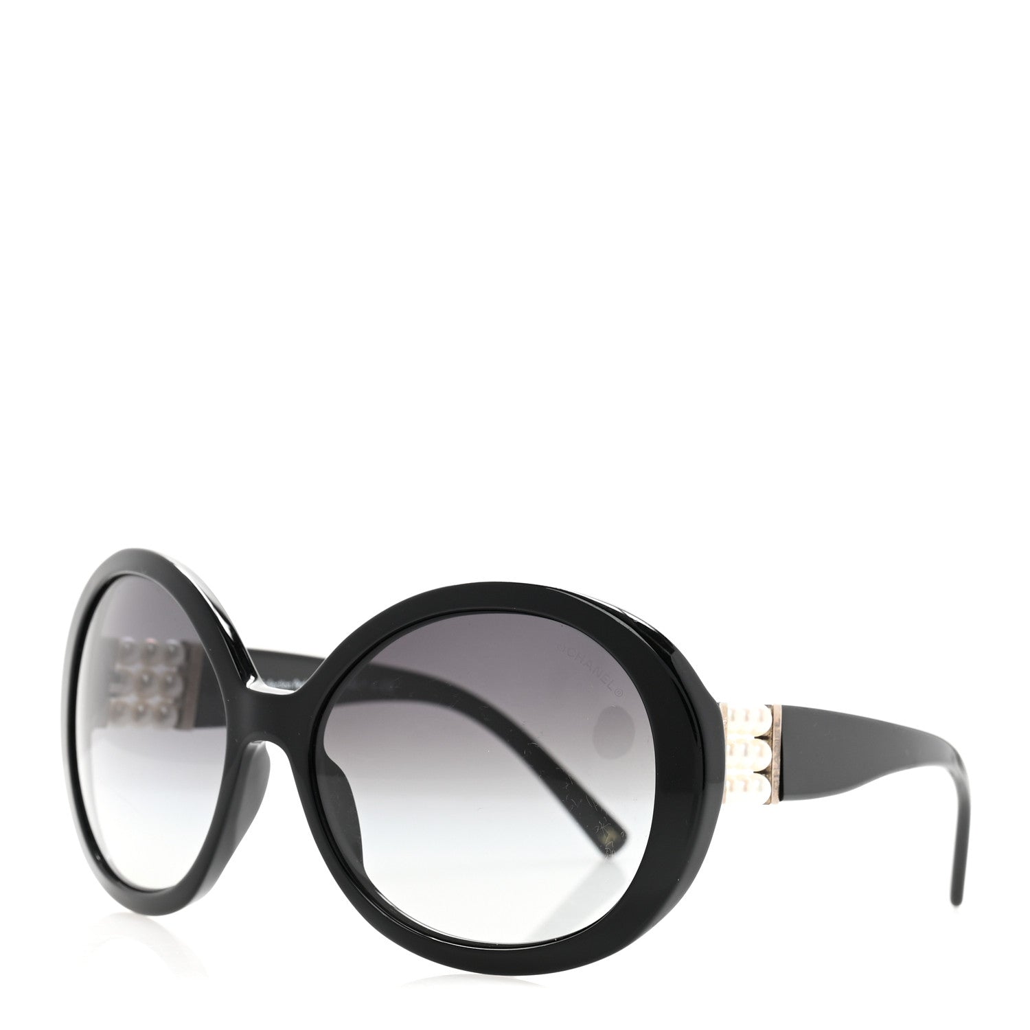Chanel Acetate Perle Pearl Sunglasses 5159-H Black 1 of 7