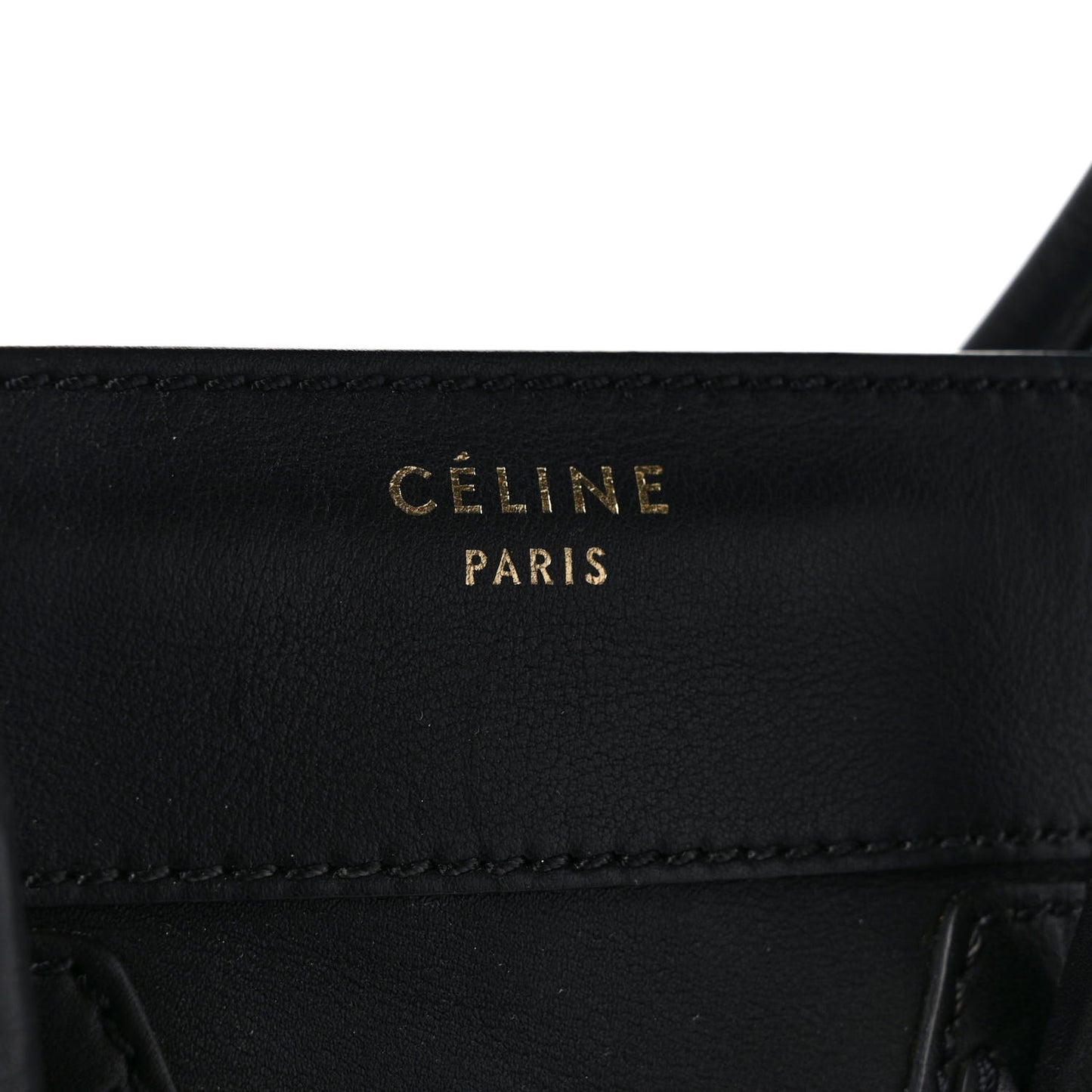 Smooth Calfskin Micro Luggage Black