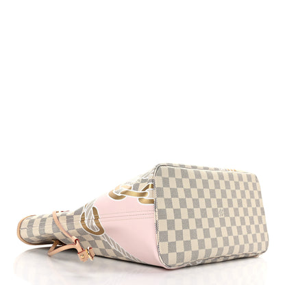 Louis Vuitton Damier Azur Nautical Neverfull MM 4 of 8