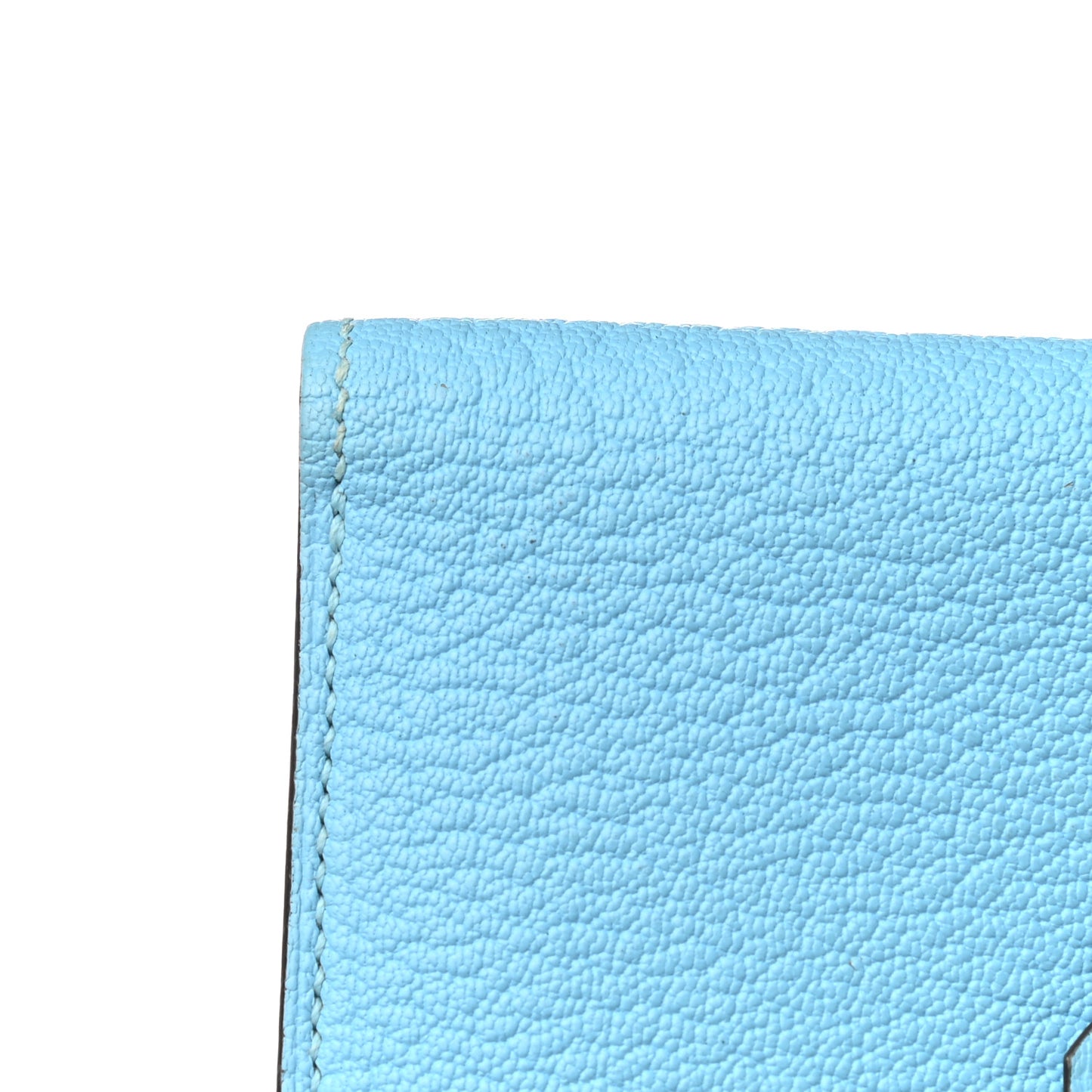 Chevre Mysore Bearn Compact Wallet Celeste