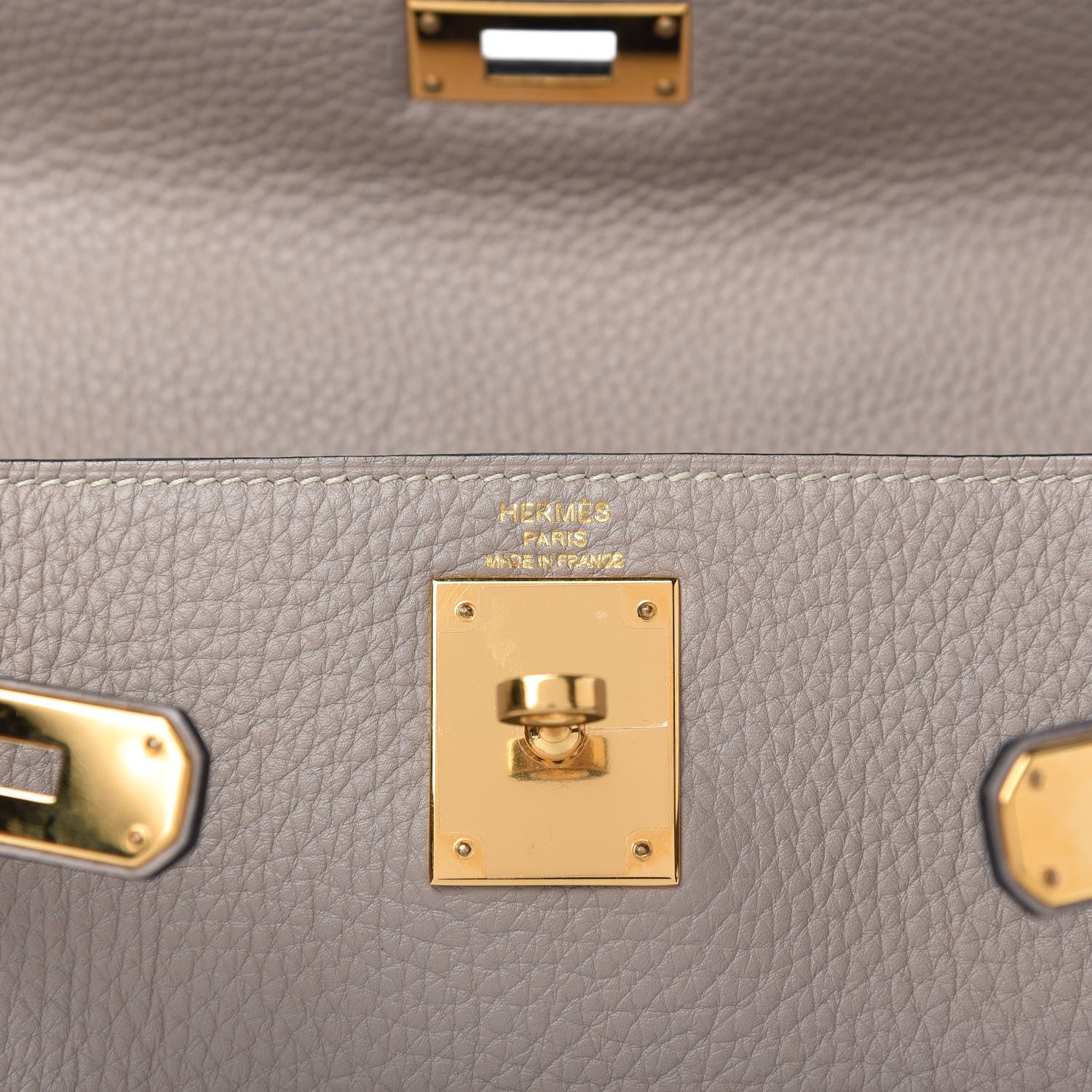 Hermes Togo Kelly Retourne 28 Gris Tourterelle 8 of 14