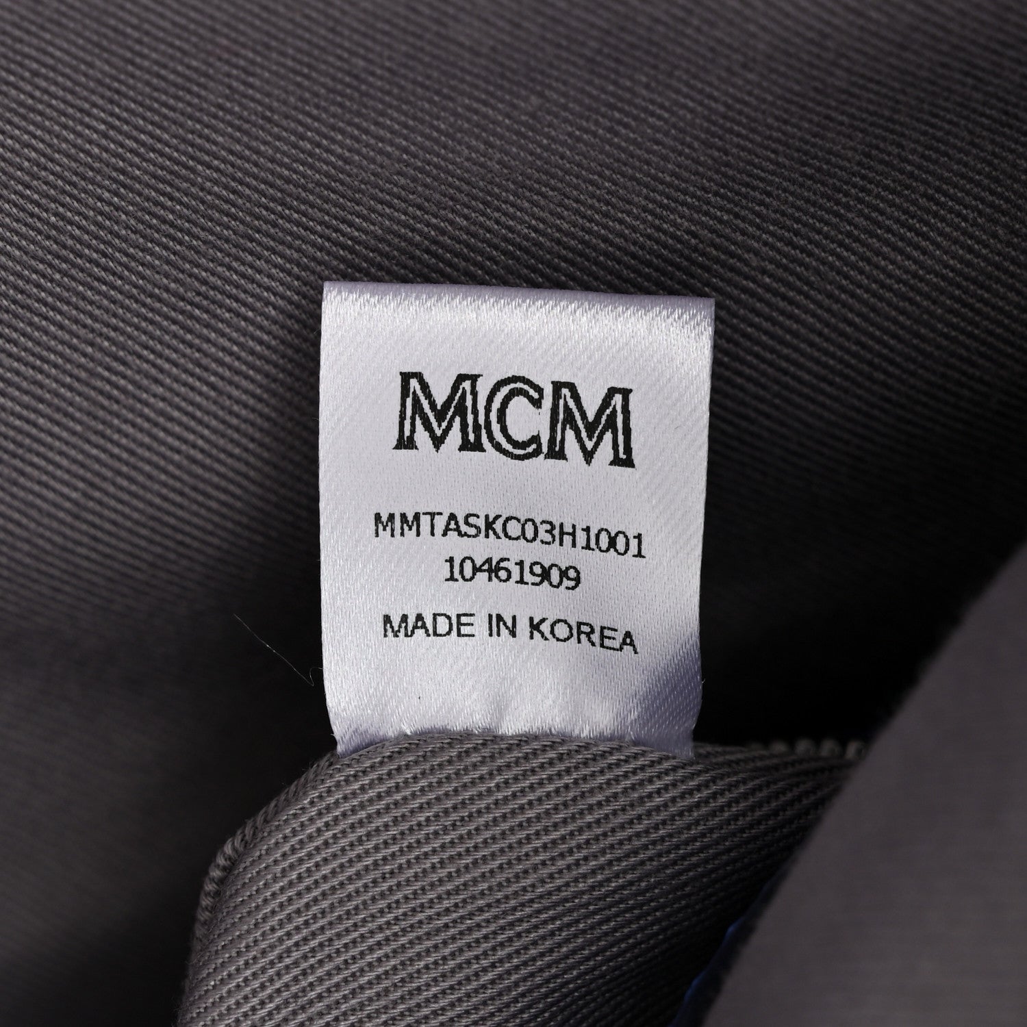 MCM Visetos Klassik Tote Blue 7 of 13