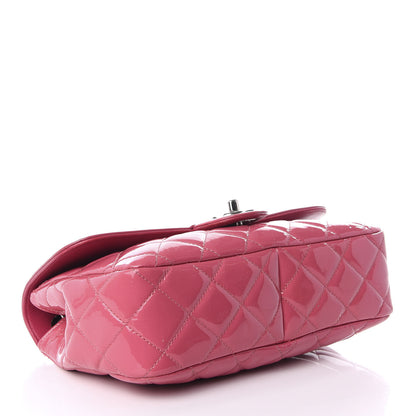 Chanel Patent Quilted Large Coco Shine Flap Pink 3 of 7