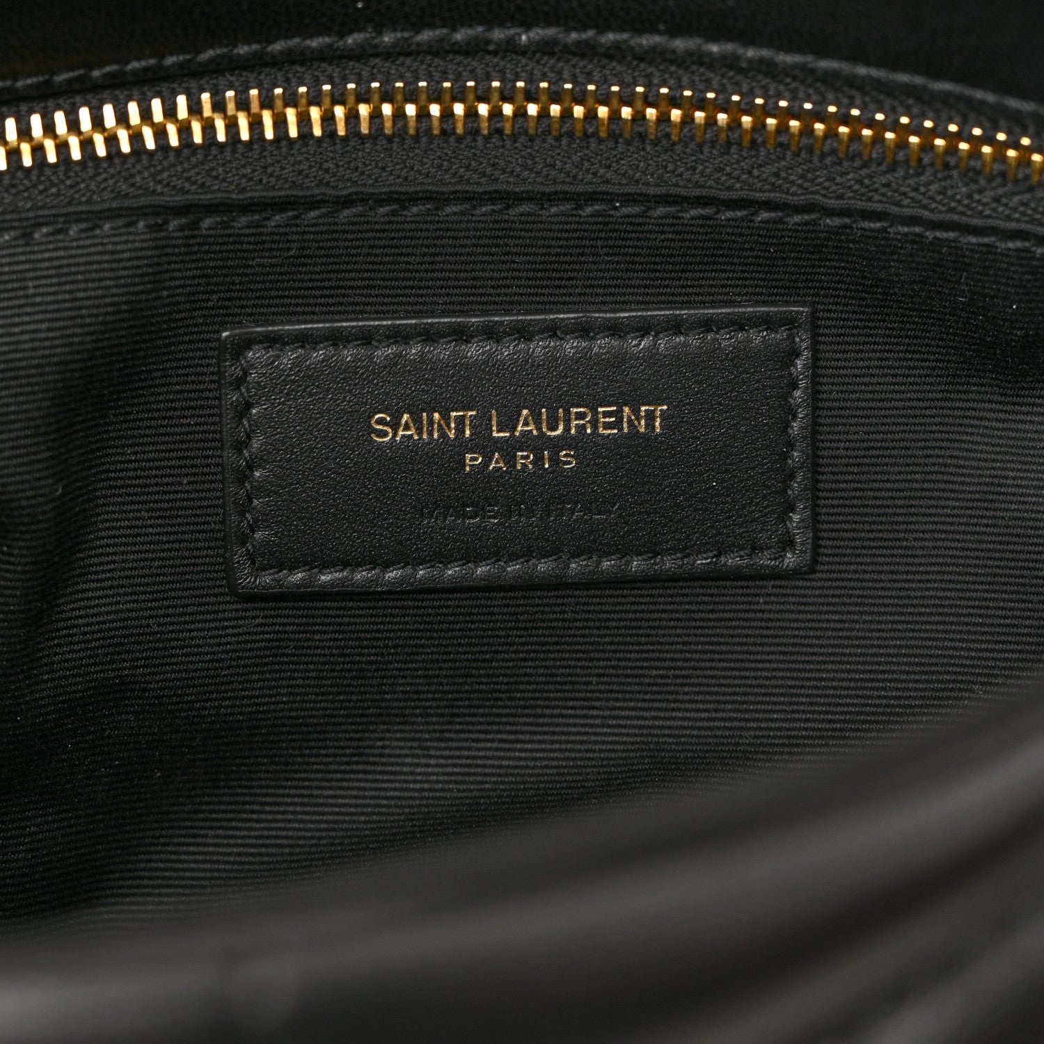 Saint Laurent Lambskin Quilted Toy Loulou Puffer Monogram Chain Satchel Black 6 of 12
