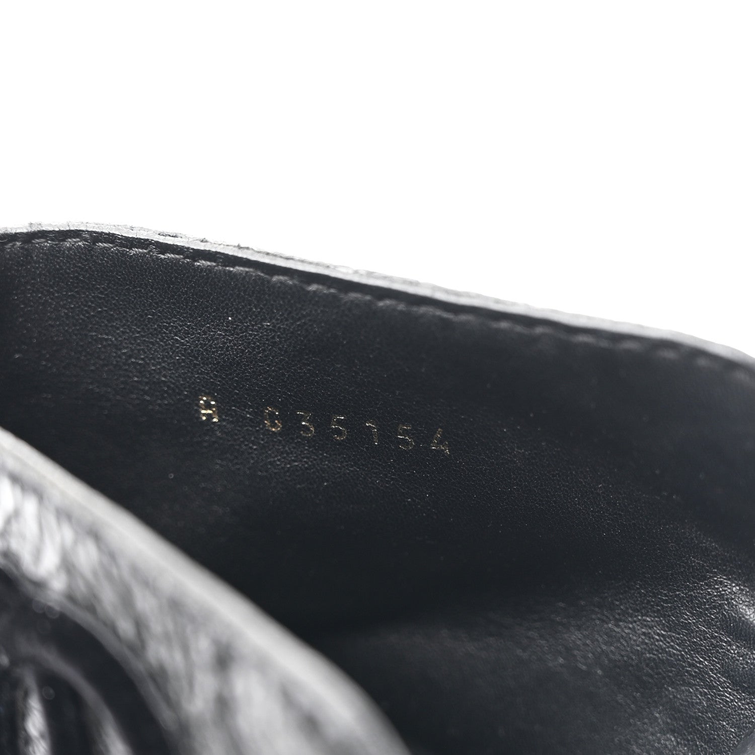 Chanel Shiny Calfskin Velvet Pearl Combat Short Boots 39 Black 9 of 9