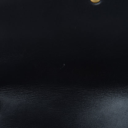 Gucci Calfskin Matelasse Small GG Marmont Shoulder Bag Black 8 of 12