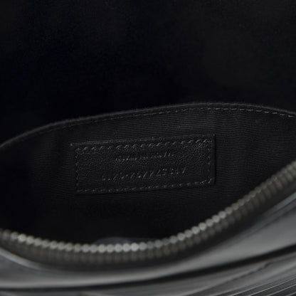Saint Laurent Calfskin Matelasse Monogram Lou Camera Bag Black 8 of 9