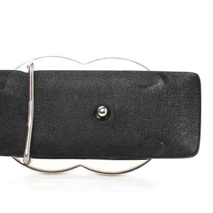 Chanel Calfskin CC Reversible Belt 70 Black Burgundy 7 of 8