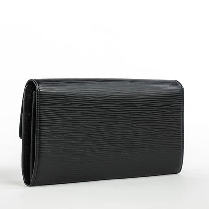 Louis Vuitton Epi Sarah Wallet Black 3 of 8