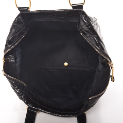 Saint Laurent Patent Medium Downtown Black 5 of 11