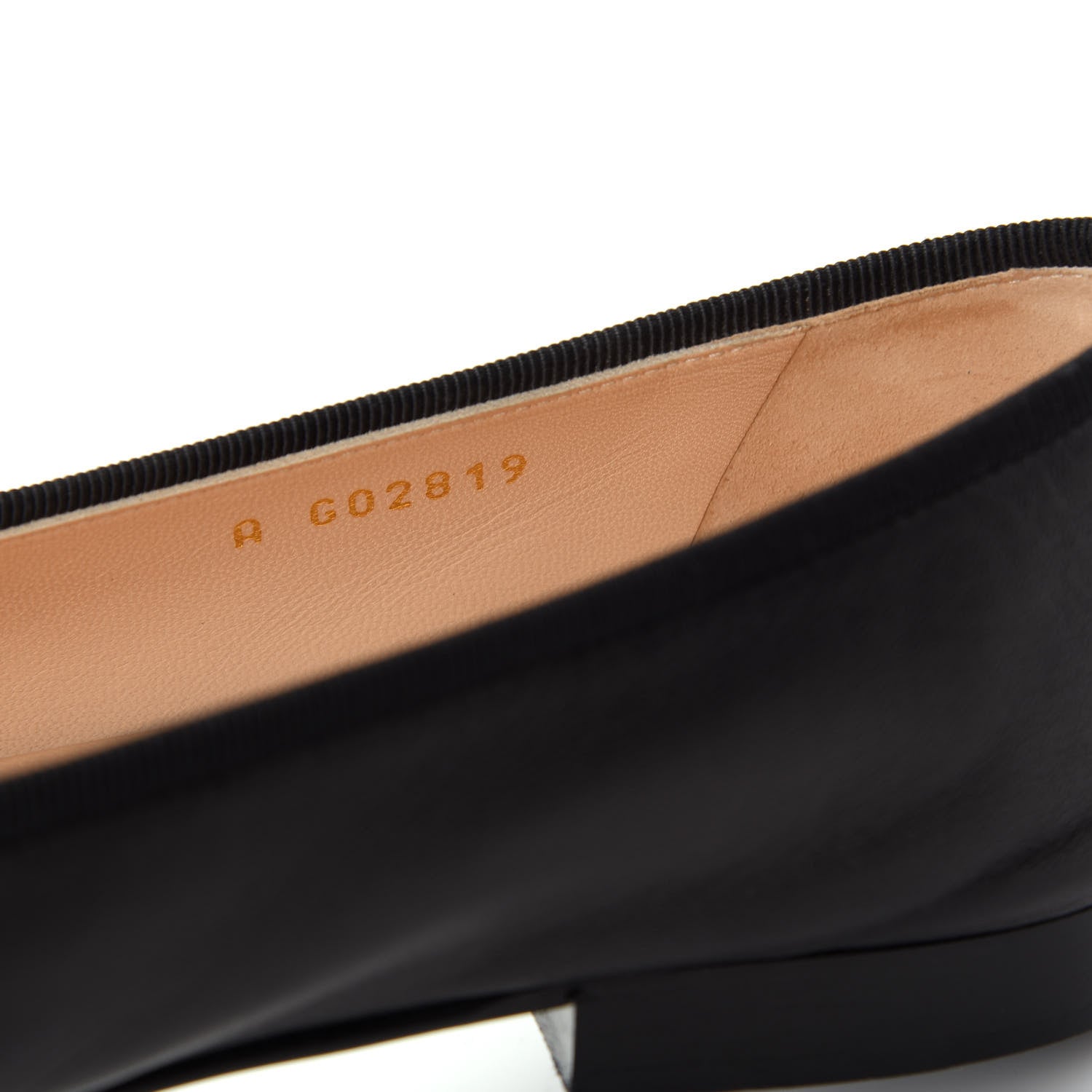 Chanel Lambskin Patent Cap Toe Ballerina Flats 38 Black 10 of 11
